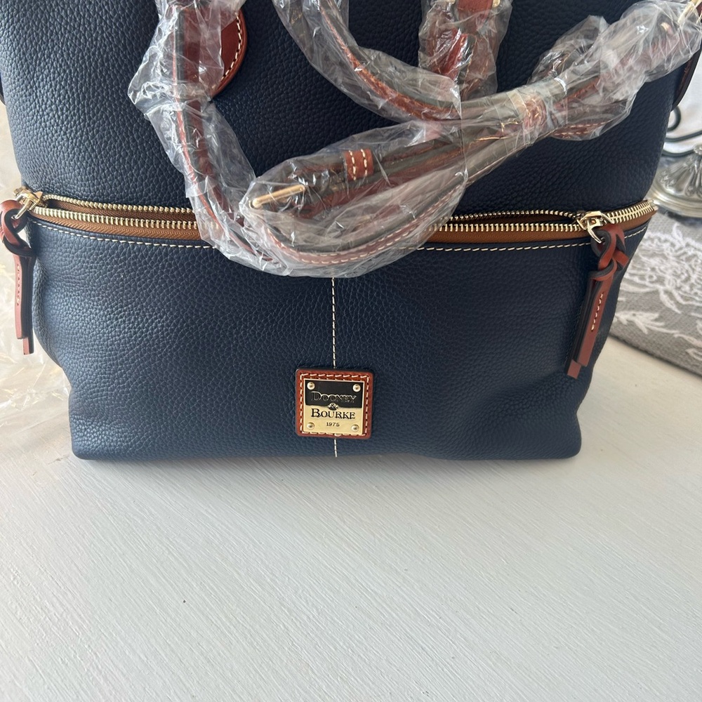 Dooney & Bourke Black and Brown bag